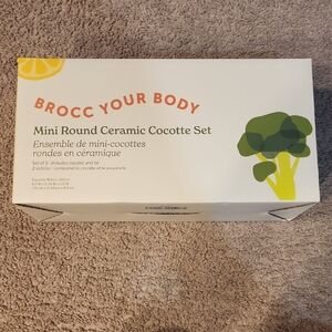Mini Round Ceramic Cocotte Set